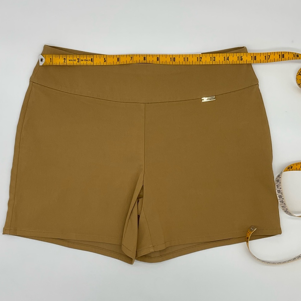NWT INC International Pull-On Shorts in Warm Toffee, 6